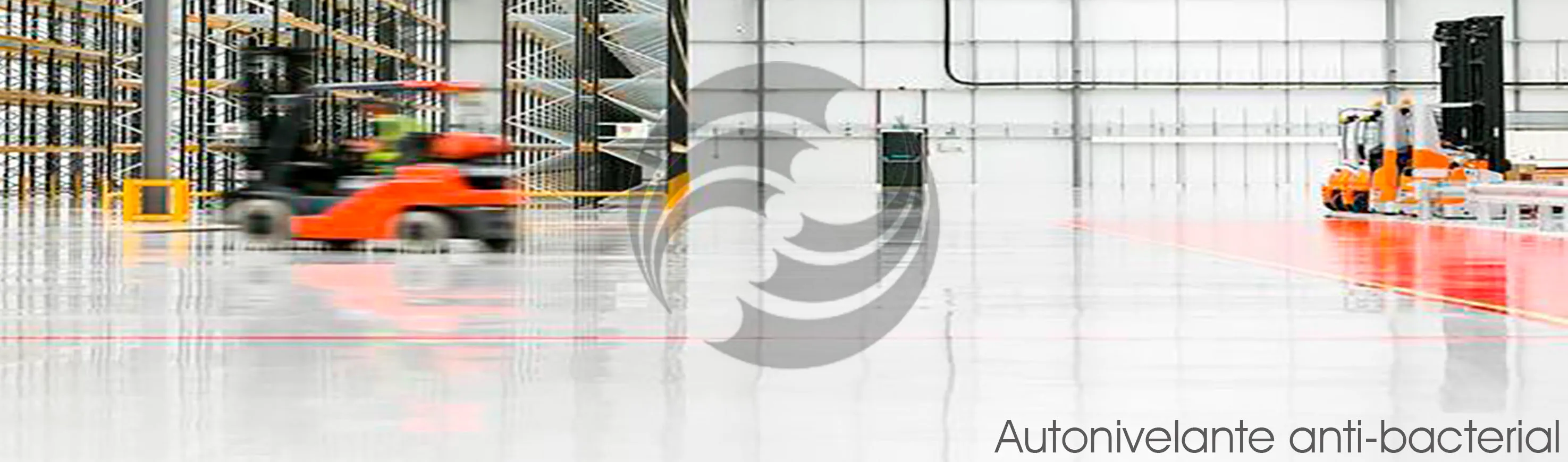 Trabajo de autonivelante anti-bacterial